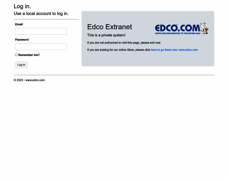 Extranet.edco.com thumbnail