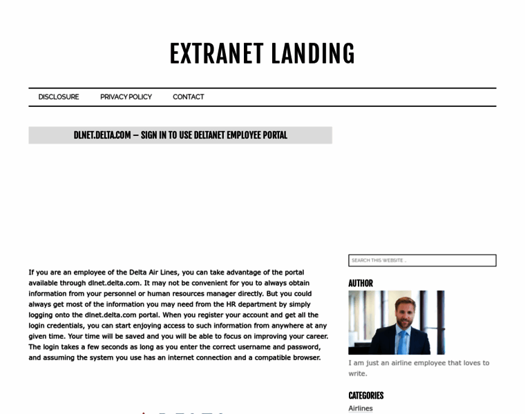 Extranetlanding.org thumbnail