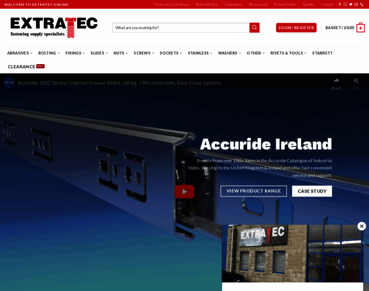 Extratec.co.uk thumbnail