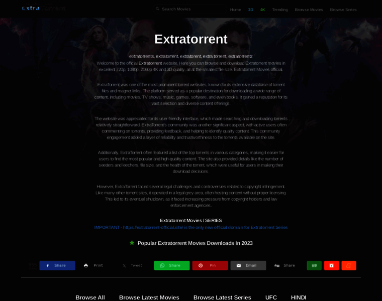 Extratorrent-official.site thumbnail