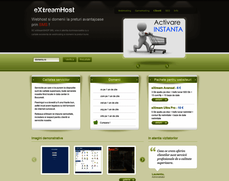 Extreamhost.com thumbnail