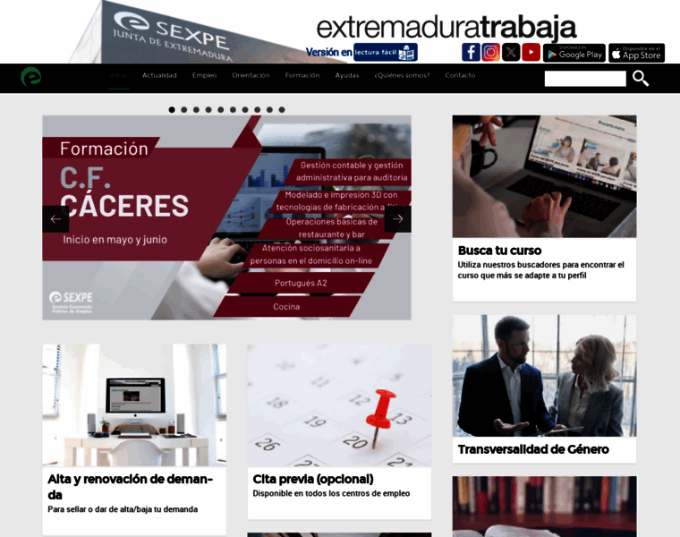 Extremaduratrabaja.juntaex.es thumbnail