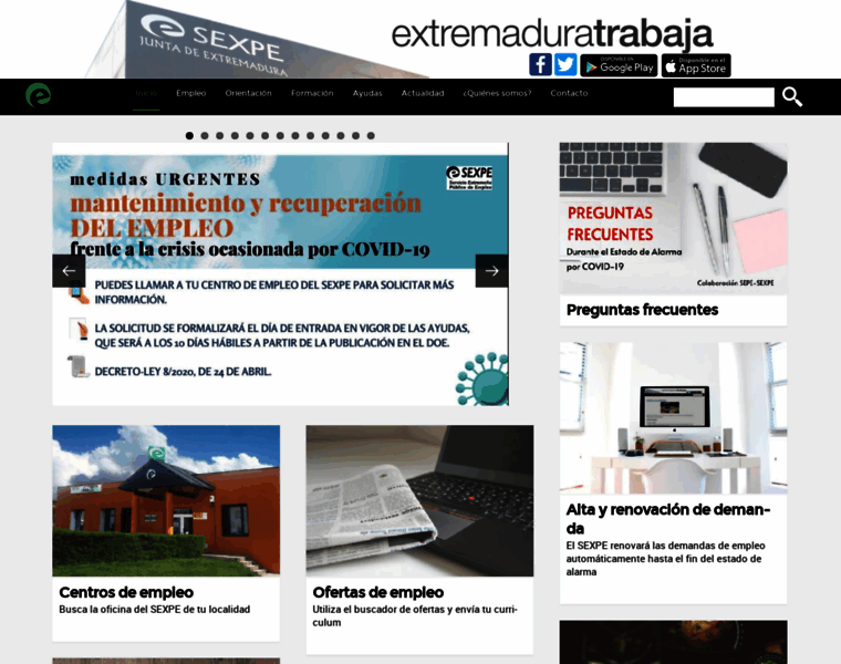 Extremaduratrabaja.net thumbnail