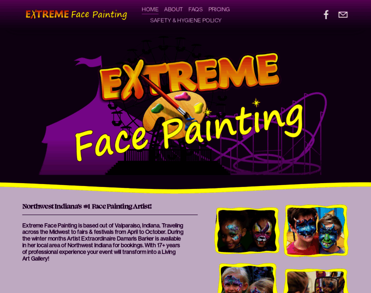 Extreme-facepainting.com thumbnail