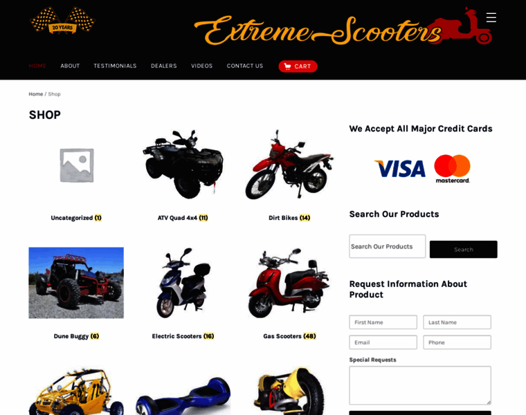Extreme-scooters.com thumbnail