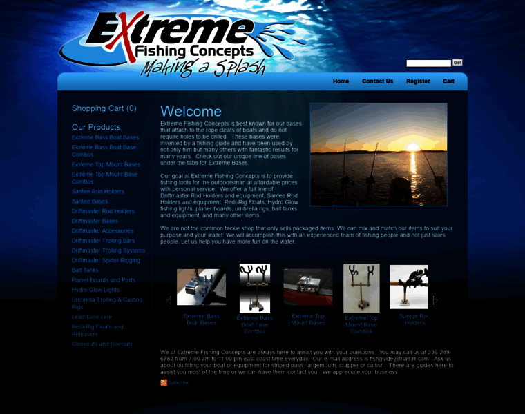 Extremefishingconcepts.com thumbnail