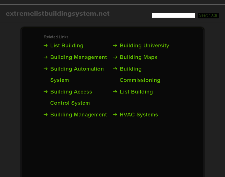 Extremelistbuildingsystem.net thumbnail