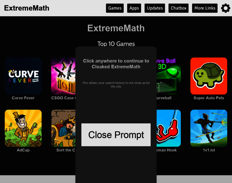 Extrememath.net thumbnail