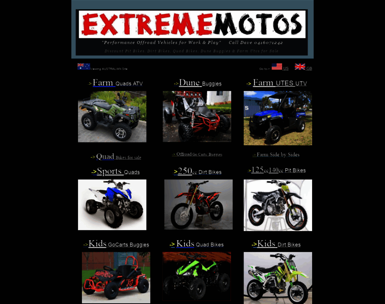 Extrememotos.com.au thumbnail