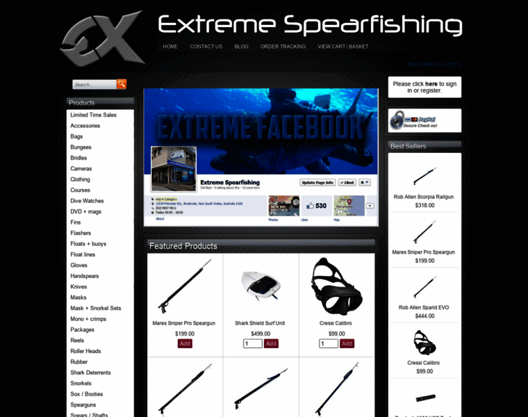 Extremespearfishing.com.au thumbnail