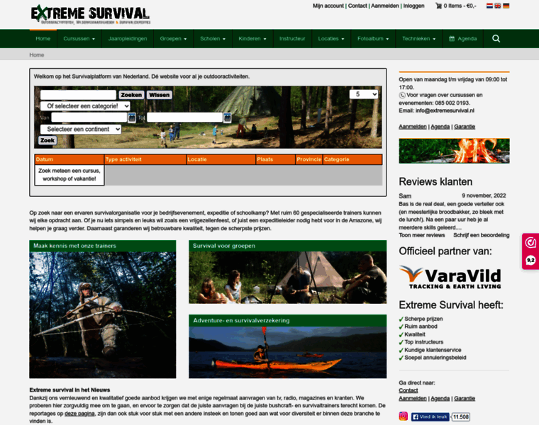 Extremesurvival.nl thumbnail