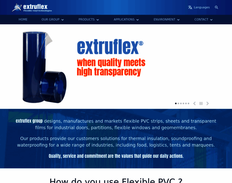 Extruflex.com thumbnail