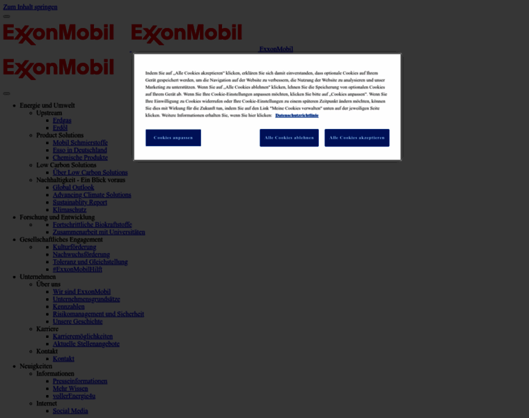 Exxonmobil.de thumbnail