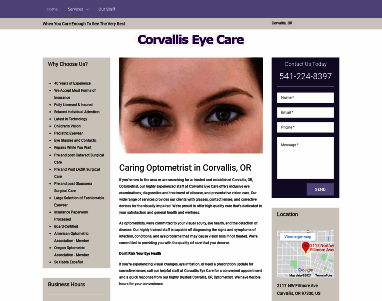 Eyecarecorvallis.com thumbnail