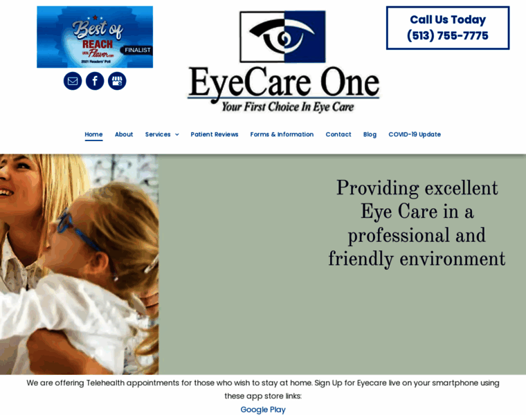 Eyecareone.net thumbnail