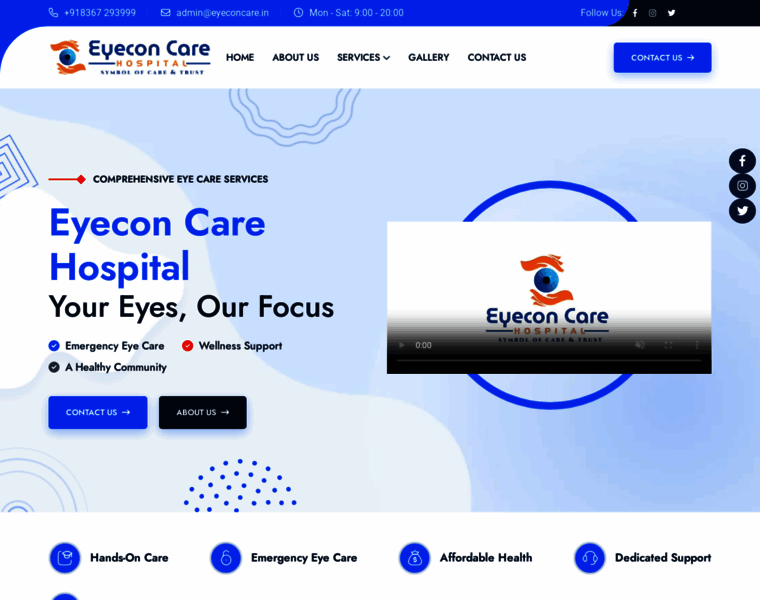 Eyeconcare.in thumbnail