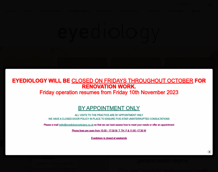 Eyediologyopticians.co.uk thumbnail
