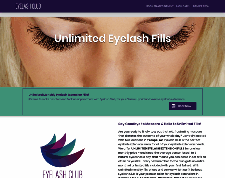 Eyelashclub.com thumbnail