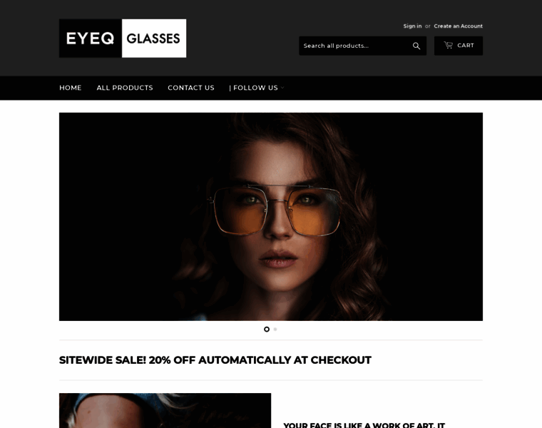 Eyeqglasses.com thumbnail
