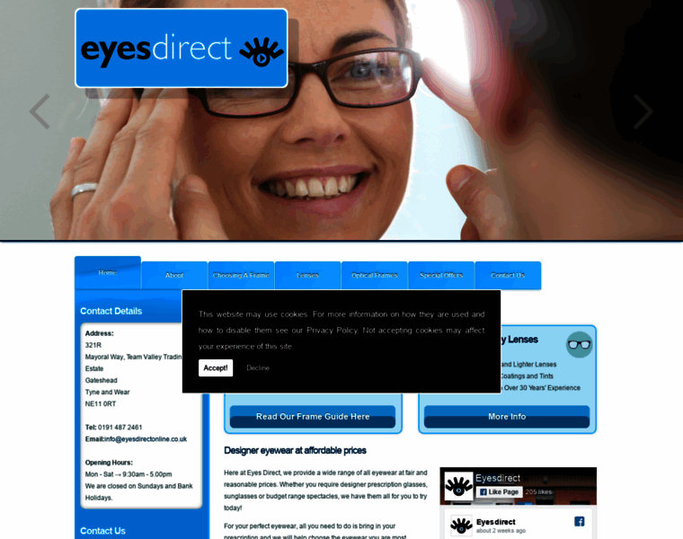 Eyesdirectonline.co.uk thumbnail