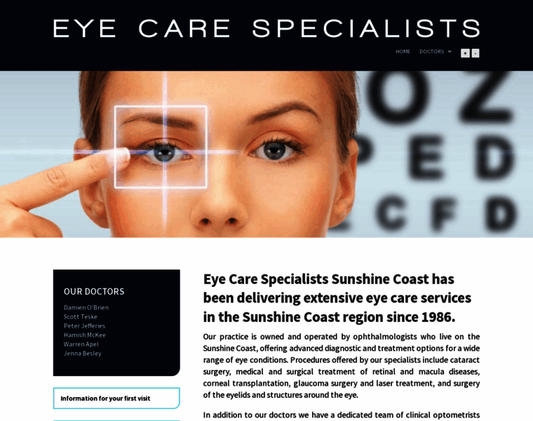 Eyespecialists.com.au thumbnail