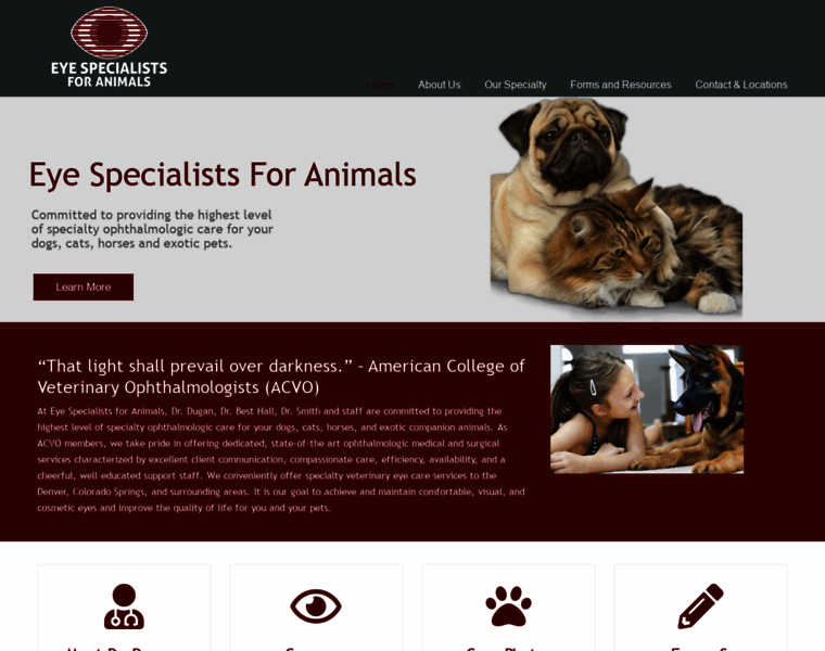 Eyespecialistsforanimals.com thumbnail