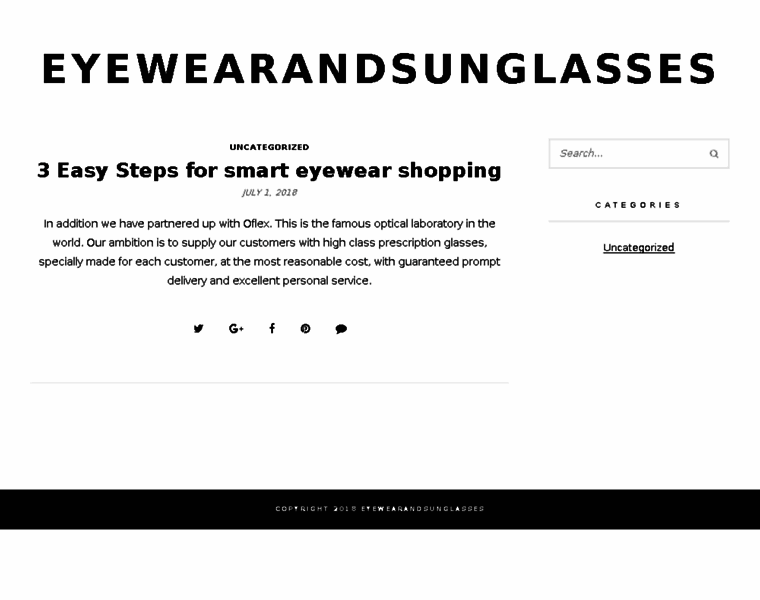 Eyewearandsunglasses.com thumbnail