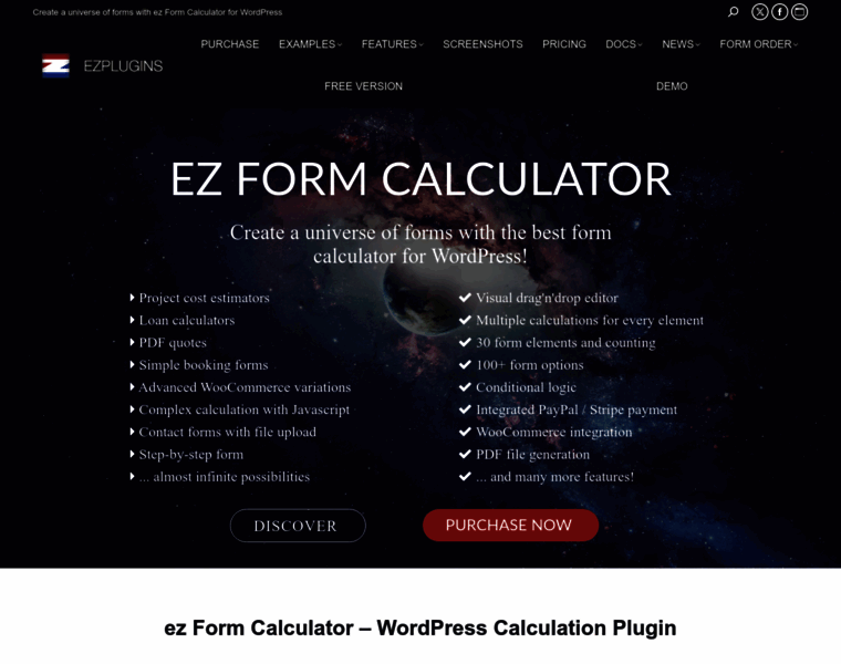 Ez-form-calculator.ezplugins.de thumbnail