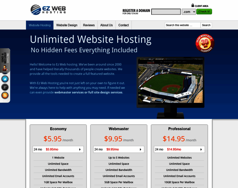Ez-web-hosting.com thumbnail