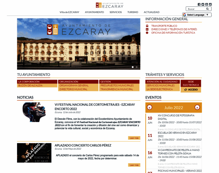 Ezcaray.org thumbnail