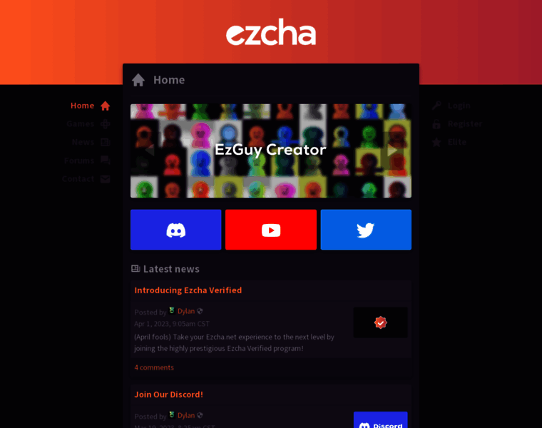 Ezcha.net thumbnail