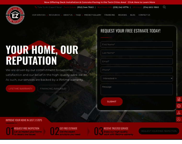 Ezhomesolutions.com thumbnail