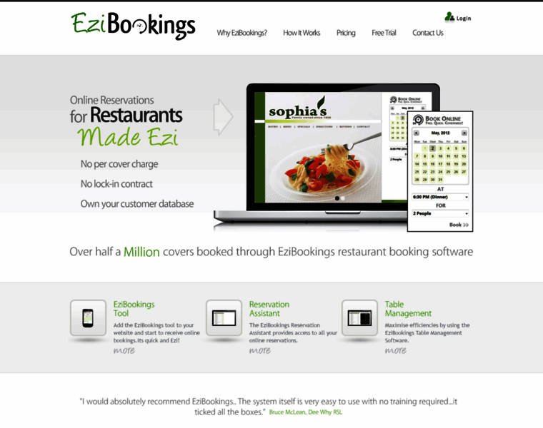 Ezibookings.com.au thumbnail