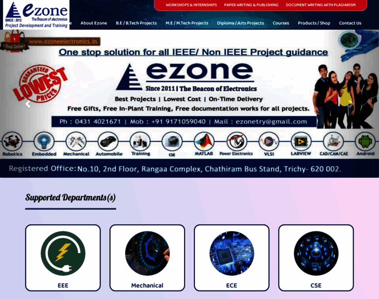 Ezoneelectronics.in thumbnail