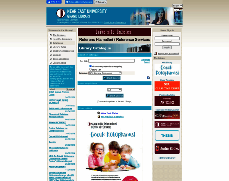 Ezproxy.neu.edu.tr thumbnail