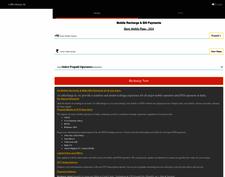 Ezrecharge.in thumbnail