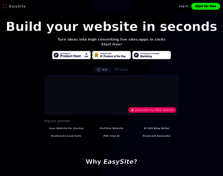 Ezsite.ai thumbnail Ezsite.ai thumbnail