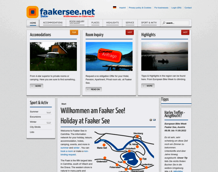 Faakersee.net thumbnail