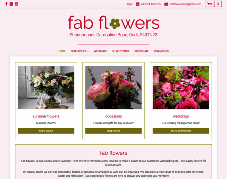 Fabflowerscork.ie thumbnail