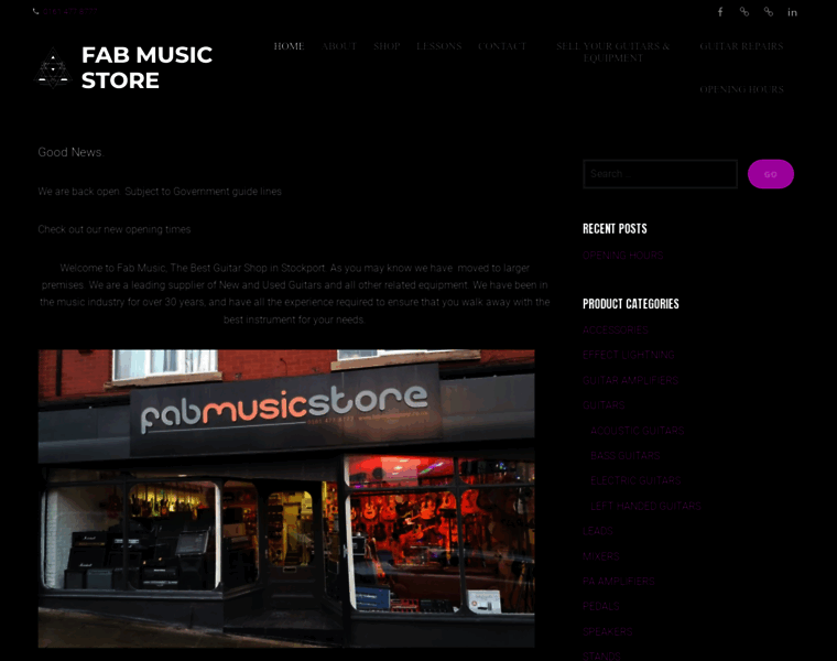 Fabmusicstore.co.uk thumbnail