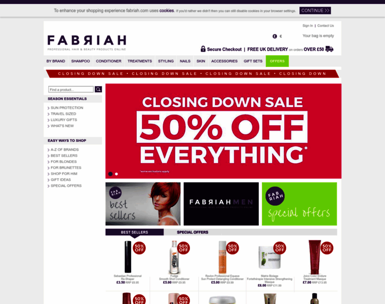 Fabriah.com thumbnail