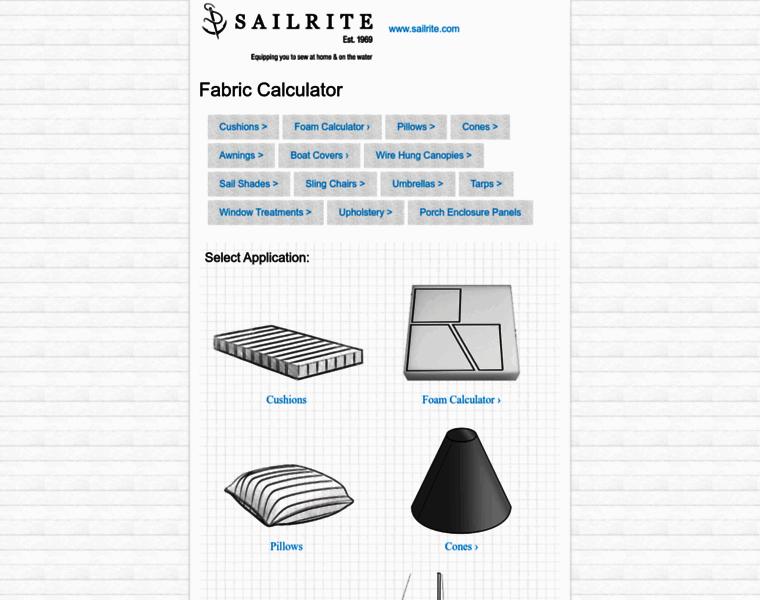 Fabric-calculator.com thumbnail