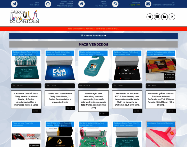 Fabricadecartoes.com.br thumbnail