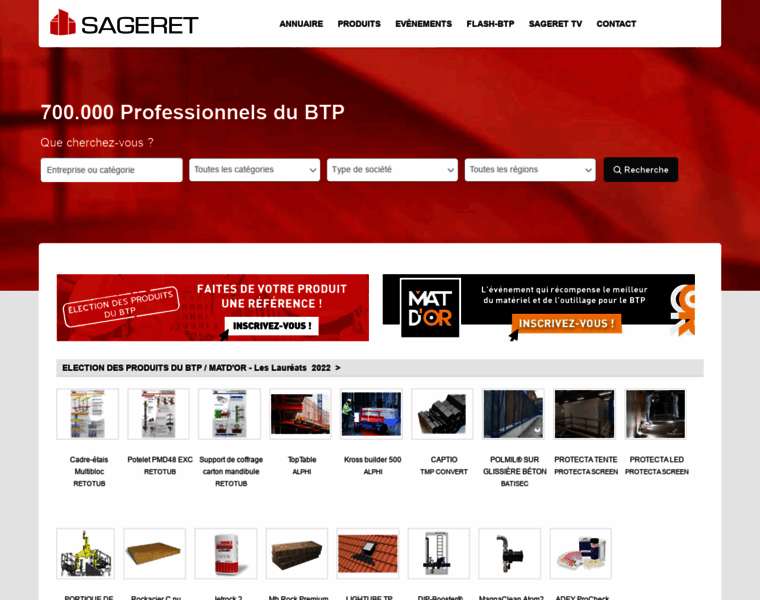 Fabricants-btp.sageret.fr thumbnail