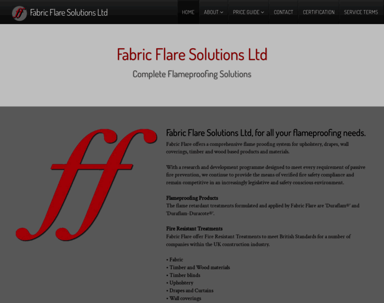 Fabricflare.co.uk thumbnail
