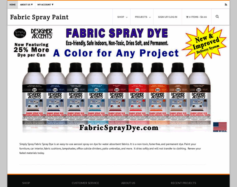 Fabricspraypaint.com thumbnail