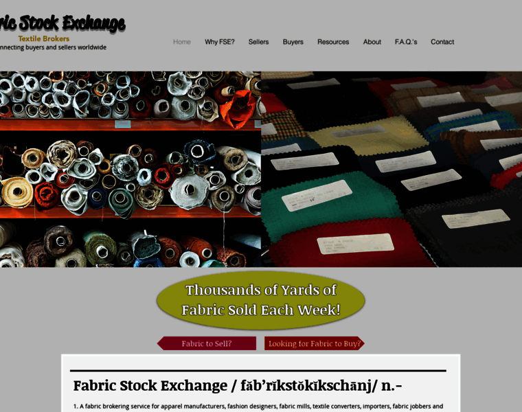 Fabricstockexchange.com thumbnail