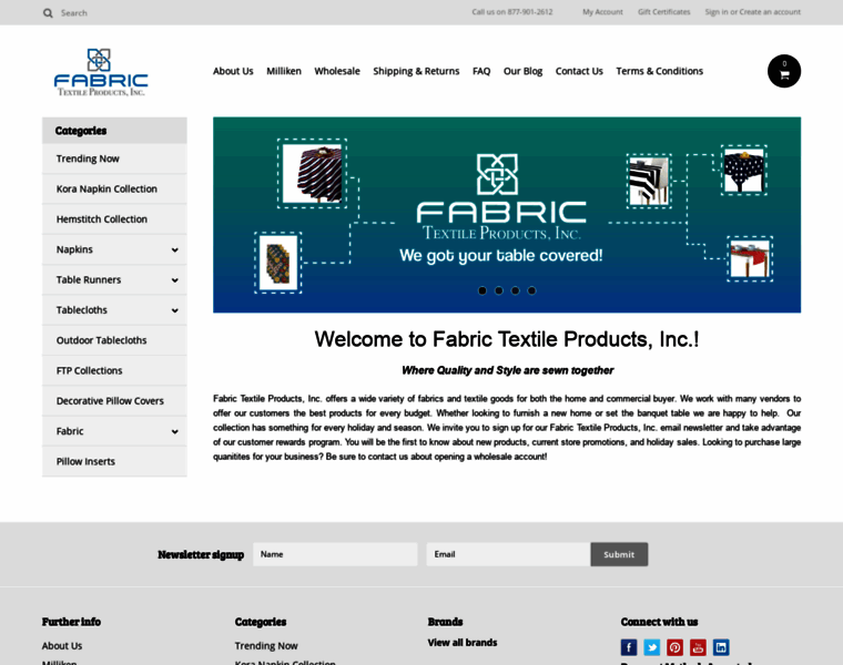 Fabrictextileproductsshop.com thumbnail