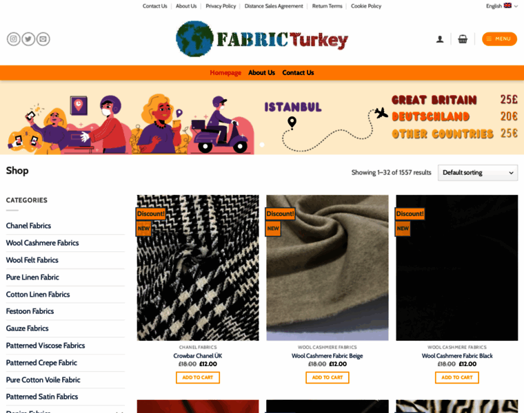 Fabricturkey.shop thumbnail
