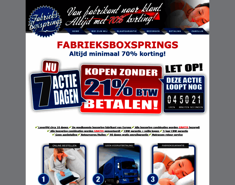 Fabrieksboxsprings.nl thumbnail